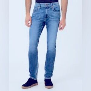 Paige Men's Size 30 Federal Slim Straight Leg Harold Blue Stretch Denim Jeans